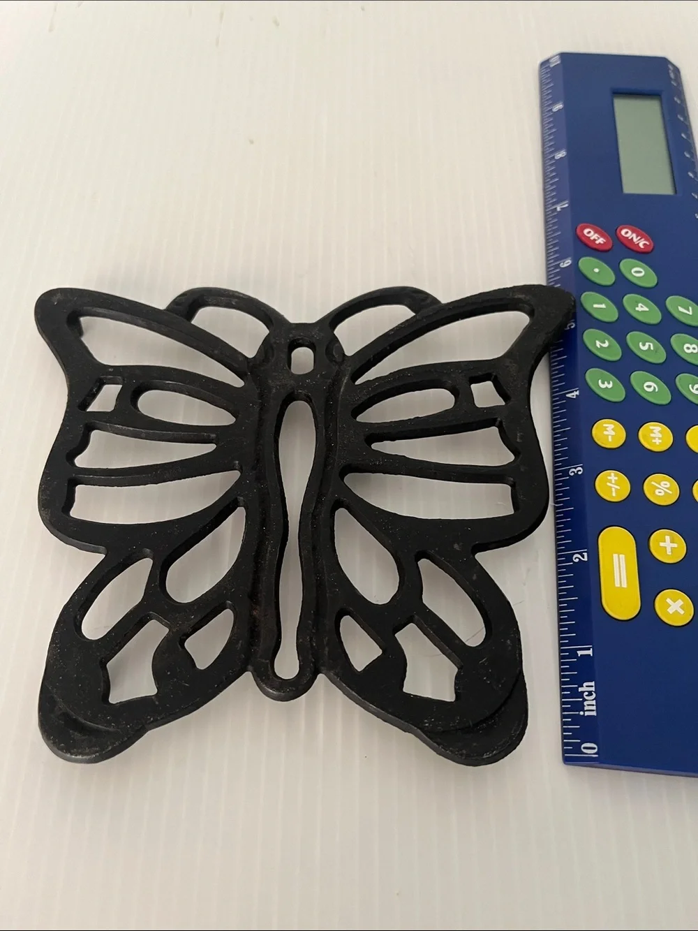 Vintage Cast Iron Butterfly Trivet/ Wall Decor